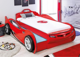 CARBED Кровать-машина Coupe с выдвижной кроватью Red 20.03.1306.00 в Куйбышеве - kujbyshev.katalogmebeli.com | фото 1