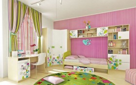 Детская комната Флёр (Белый/корпус Клен) в Куйбышеве - kujbyshev.katalogmebeli.com | фото 4