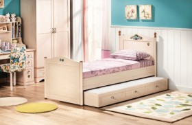 Кровать детская Балли 2-х уровневая (венге/белфорт) в Куйбышеве - kujbyshev.katalogmebeli.com | фото 2