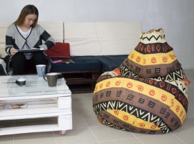 Кресло-груша Большое-Африка в Куйбышеве - kujbyshev.katalogmebeli.com | фото 4