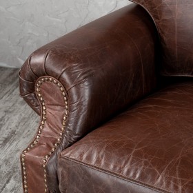 Кресло кожаное Лофт Аристократ (ширина 1100 мм) в Куйбышеве - kujbyshev.katalogmebeli.com | фото 5