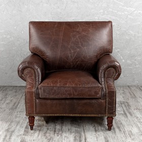 Кресло кожаное Лофт Аристократ (ширина 1100 мм) в Куйбышеве - kujbyshev.katalogmebeli.com | фото 8