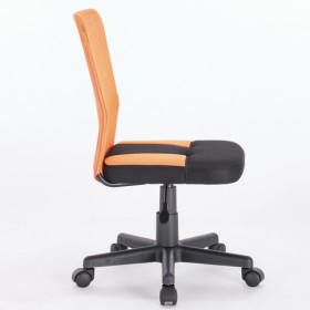Кресло компактное BRABIX Smart MG-313 (черный, оранжевый) в Куйбышеве - kujbyshev.katalogmebeli.com | фото 2