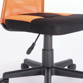 Кресло компактное BRABIX Smart MG-313 (черный, оранжевый) в Куйбышеве - kujbyshev.katalogmebeli.com | фото 5
