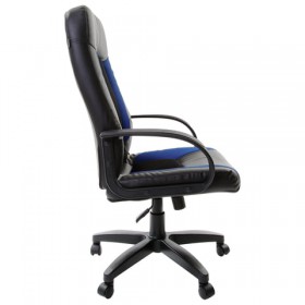 Кресло офисное BRABIX Strike EX-525 (сине-черный) в Куйбышеве - kujbyshev.katalogmebeli.com | фото 2