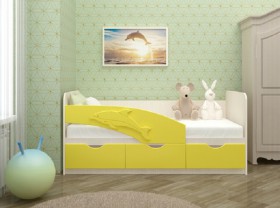 Кровать детская 1,6м Дельфин (Розовый металлик) в Куйбышеве - kujbyshev.katalogmebeli.com | фото 3