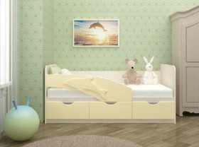 Кровать детская 1,6м Дельфин (Розовый металлик) в Куйбышеве - kujbyshev.katalogmebeli.com | фото 6