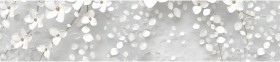 Кухонный фартук КМ 481 Абстракция цветы бетон в Куйбышеве - kujbyshev.katalogmebeli.com | фото
