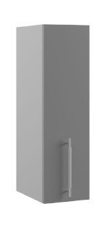 Монца ВП 200 шкаф верхний высокий (Белый софт/корпус Серый) в Куйбышеве - kujbyshev.katalogmebeli.com | фото
