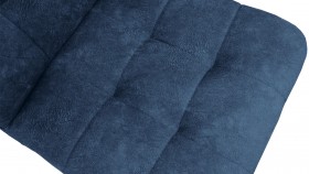 Стул «Аспен» К3 Черный муар/Микровелюр Wellmart Blue в Куйбышеве - kujbyshev.katalogmebeli.com | фото 3