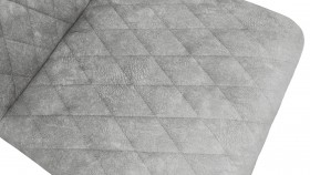 Стул «Стенли» К1С Черный муар/Микровелюр Wellmart Silver в Куйбышеве - kujbyshev.katalogmebeli.com | фото 3
