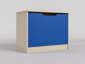 Ящик для игрушек Скай (Синий/корпус Клен) в Куйбышеве - kujbyshev.katalogmebeli.com | фото